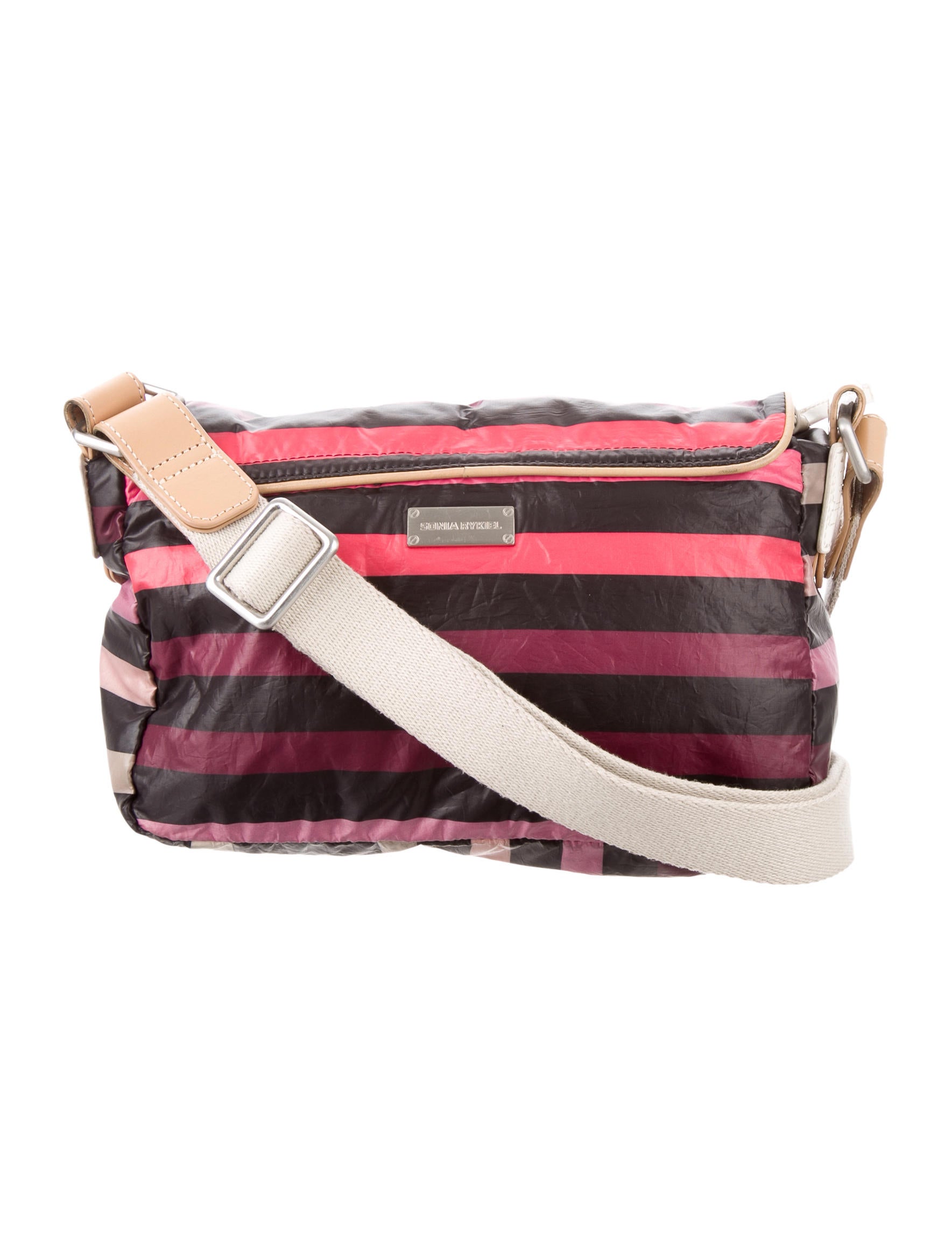 Sonia Rykiel Striped Crossbody Bag Handbags SON25459 The RealReal
