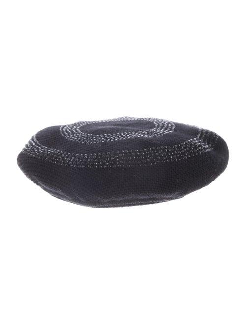 Sonia Rykiel Embellished Wool Beret Black