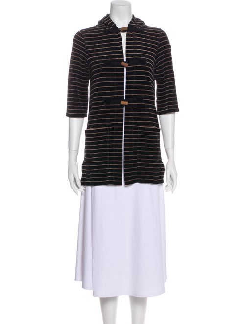Sonia Rykiel Striped Evening Jacket Black