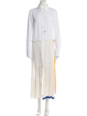 Sonia Rykiel Dresses Supima Cotton Midi Length Dress Us12, Fr44 | XL