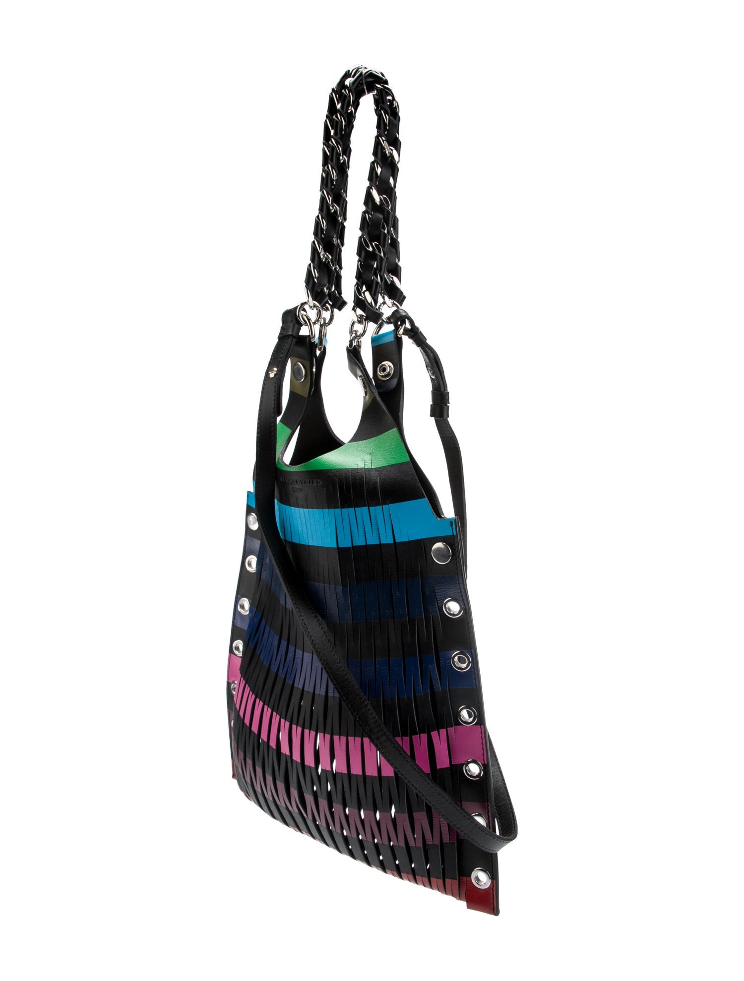 Sonia Rykiel Leather Shoulder Bag - Black Shoulder Bags, Handbags