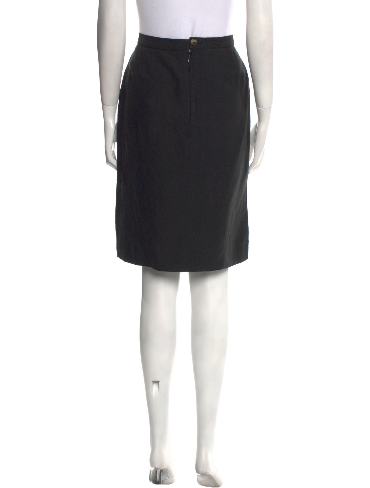 Sonia Rykiel Linen Knee-Length Skirt