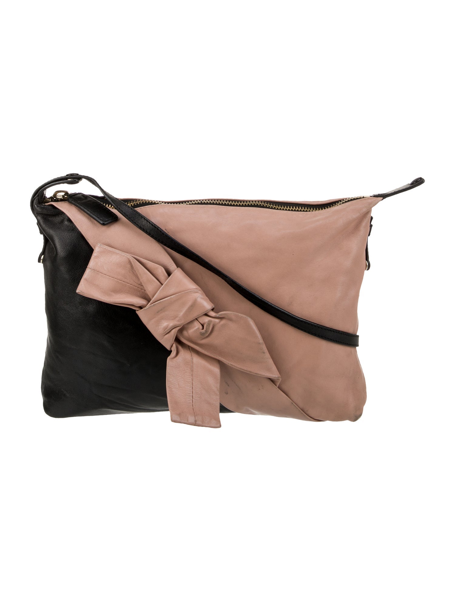 Sonia Rykiel Leather Messenger Bag