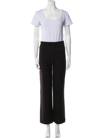 Sonia Rykiel Virgin Wool Graphic Print Pant Set