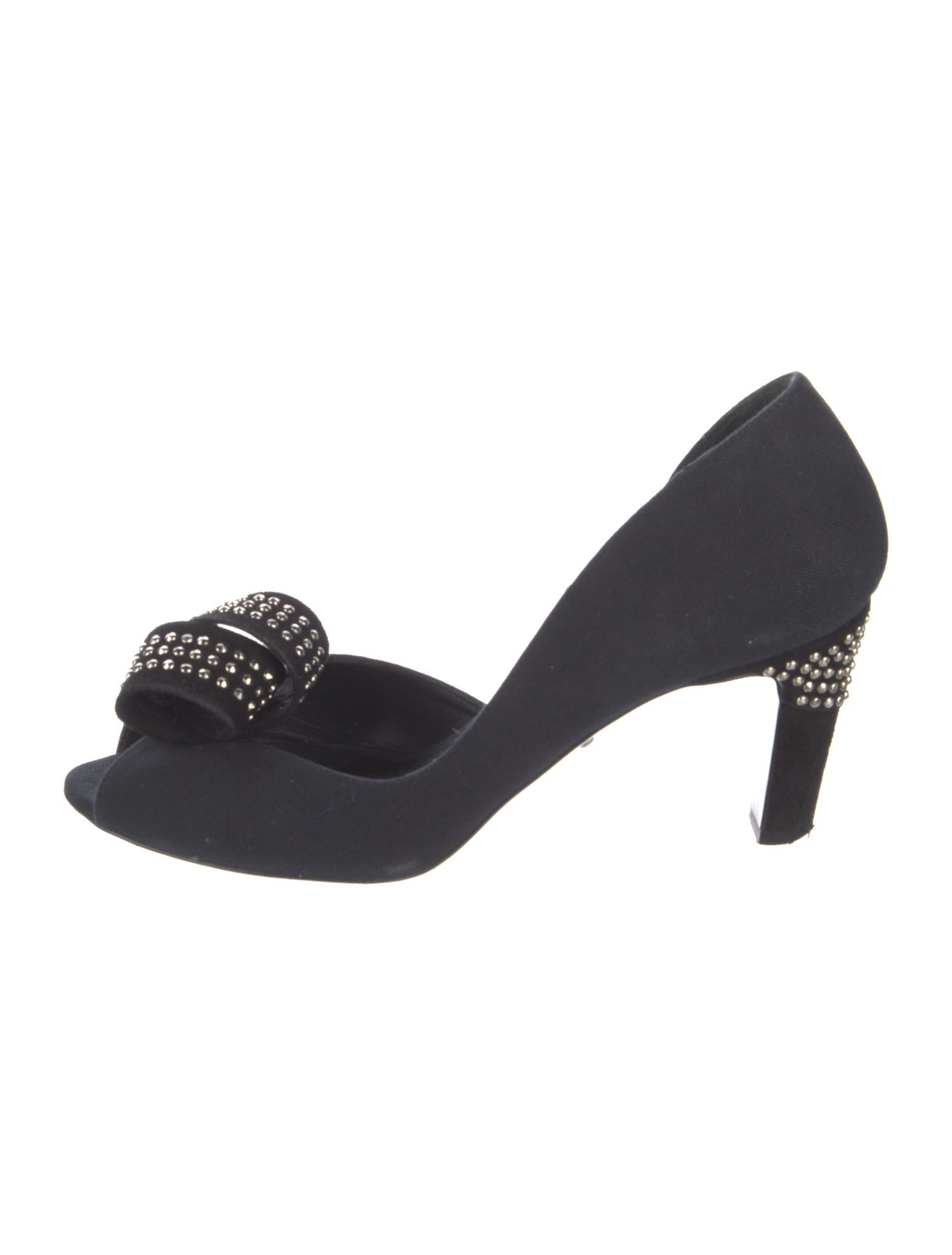 Sonia Rykiel Studded Accents D'Orsay Pumps