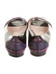 Sonia Rykiel Patent Leather Animal Print Flats