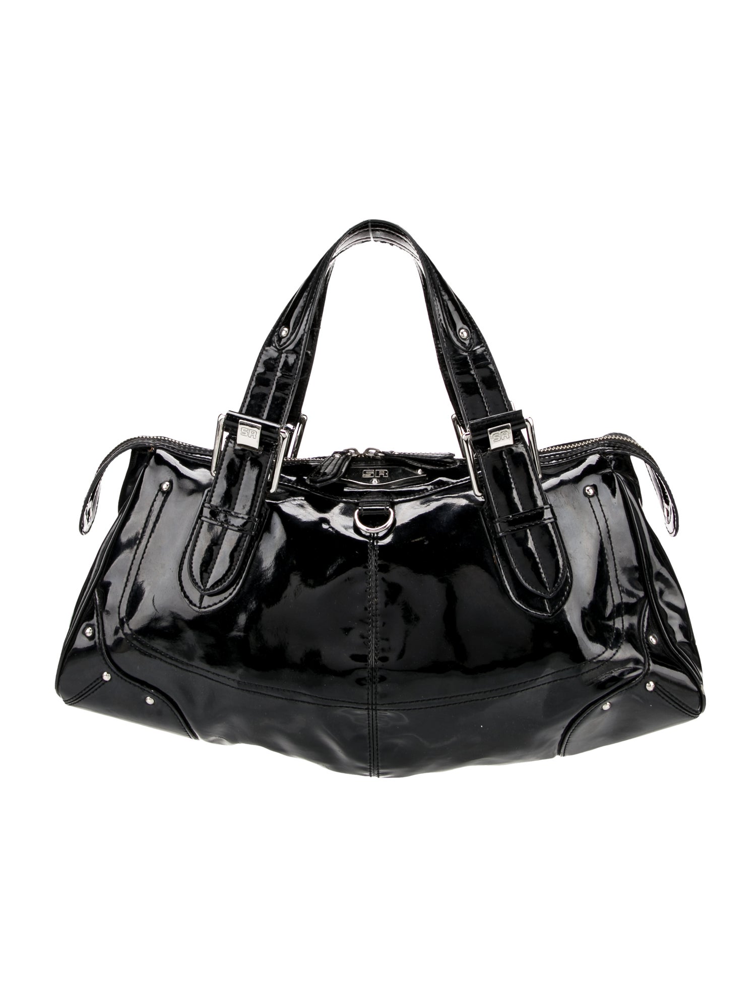 Sonia Rykiel Patent Leather Top Handle Bag