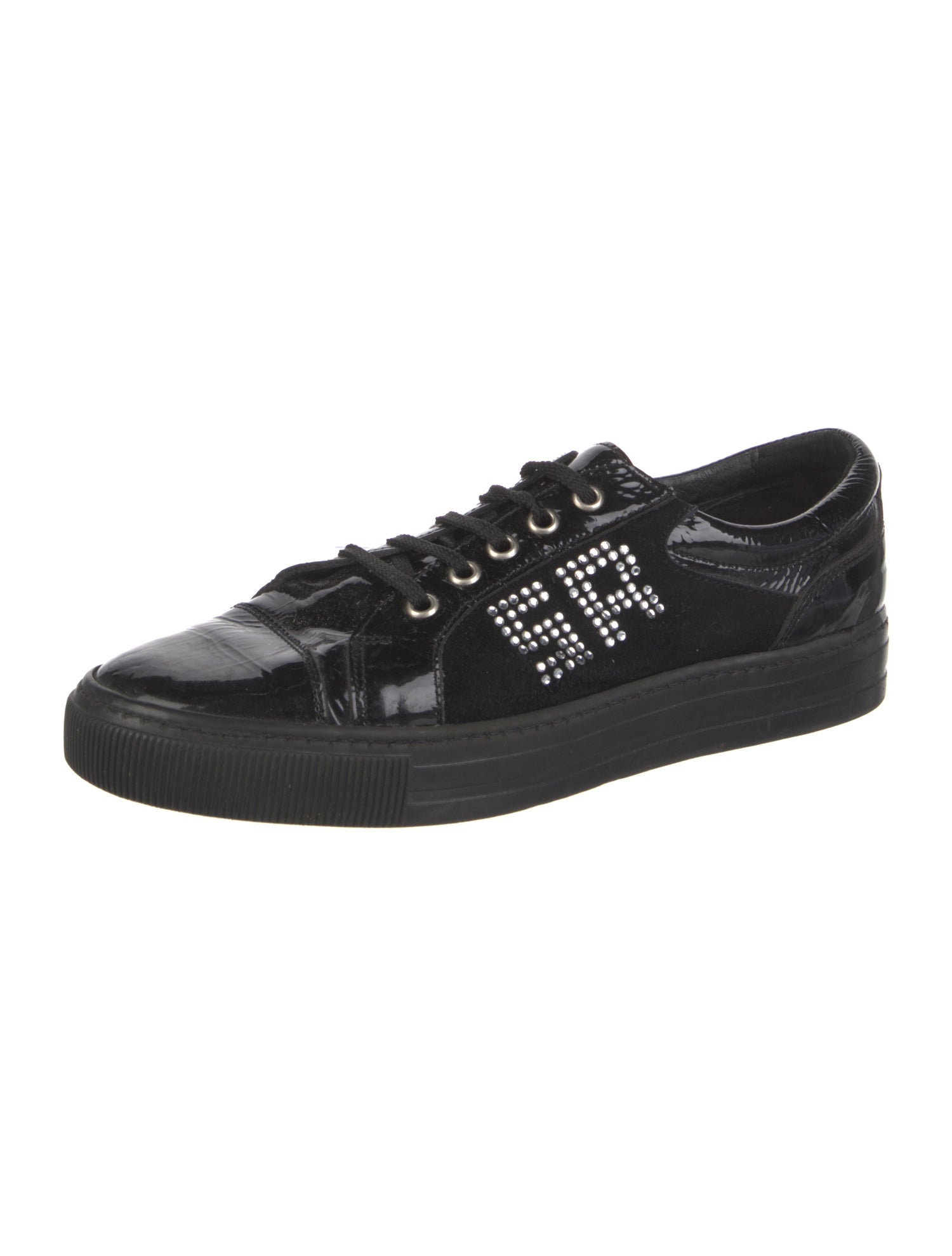Sonia Rykiel Patent Leather Printed Sneakers