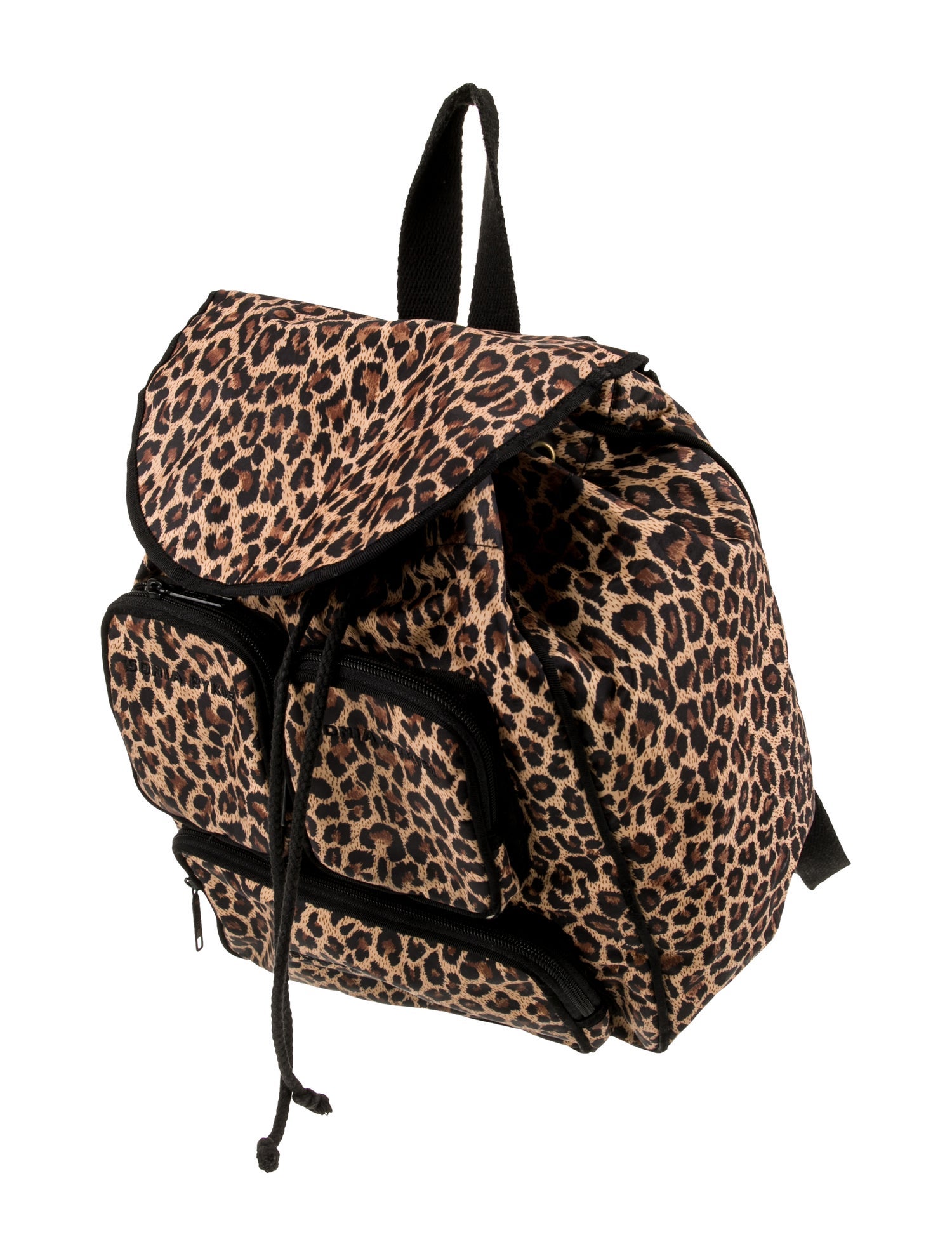 Sonia Rykiel Nylon Backpack - Black Backpacks, Handbags 