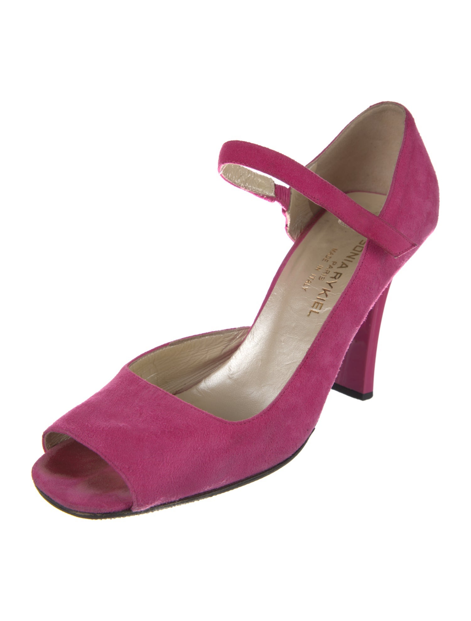 Sonia Rykiel Suede D'Orsay Pumps
