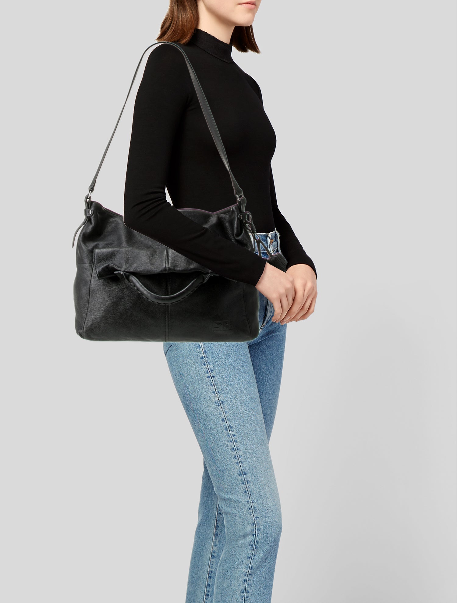 Sonia Rykiel Leather Top Handle Bag