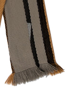 Sonia Rykiel Wool Striped Scarf