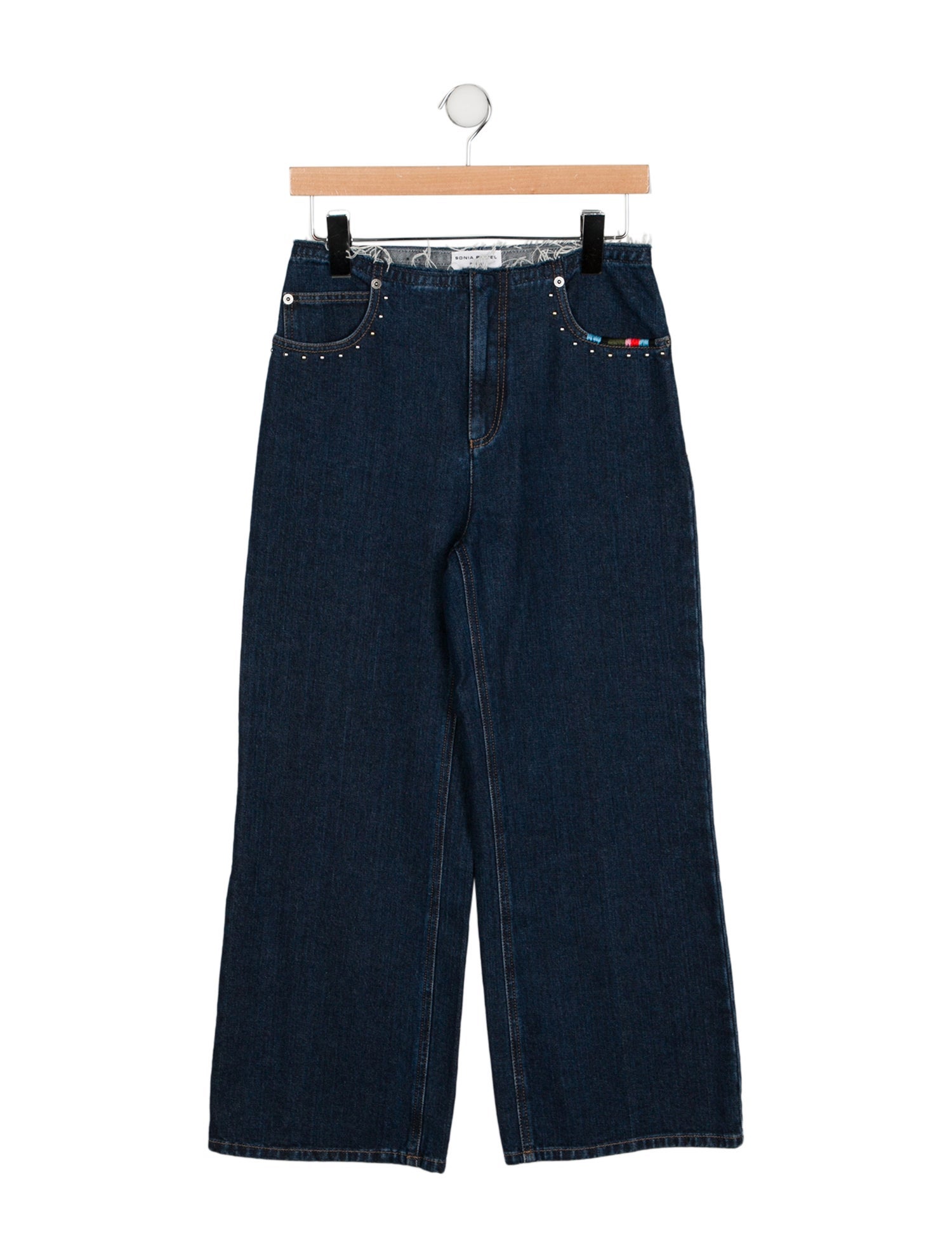 Sonia Rykiel Mid-Rise Wide Leg Jeans
