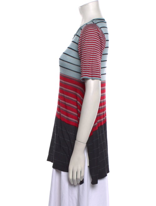 Sonia Rykiel Silk Striped T-Shirt