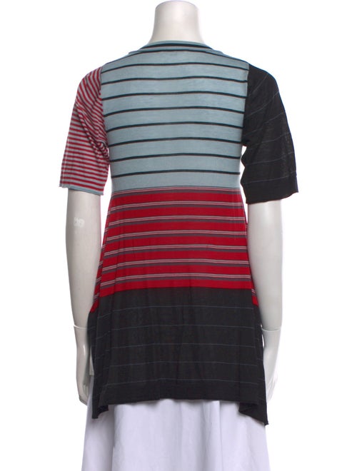 Sonia Rykiel Silk Striped T-Shirt