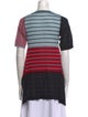 Sonia Rykiel Silk Striped T-Shirt