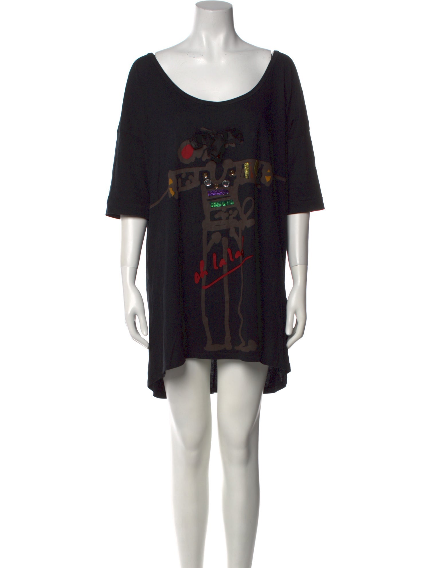 Sonia Rykiel Graphic Print Mini Dress
