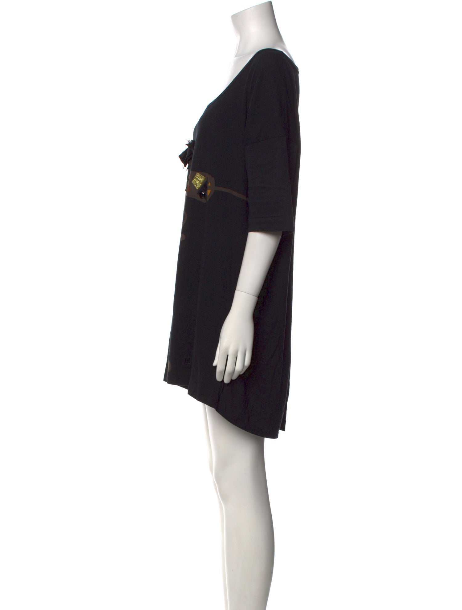 Sonia Rykiel Graphic Print Mini Dress