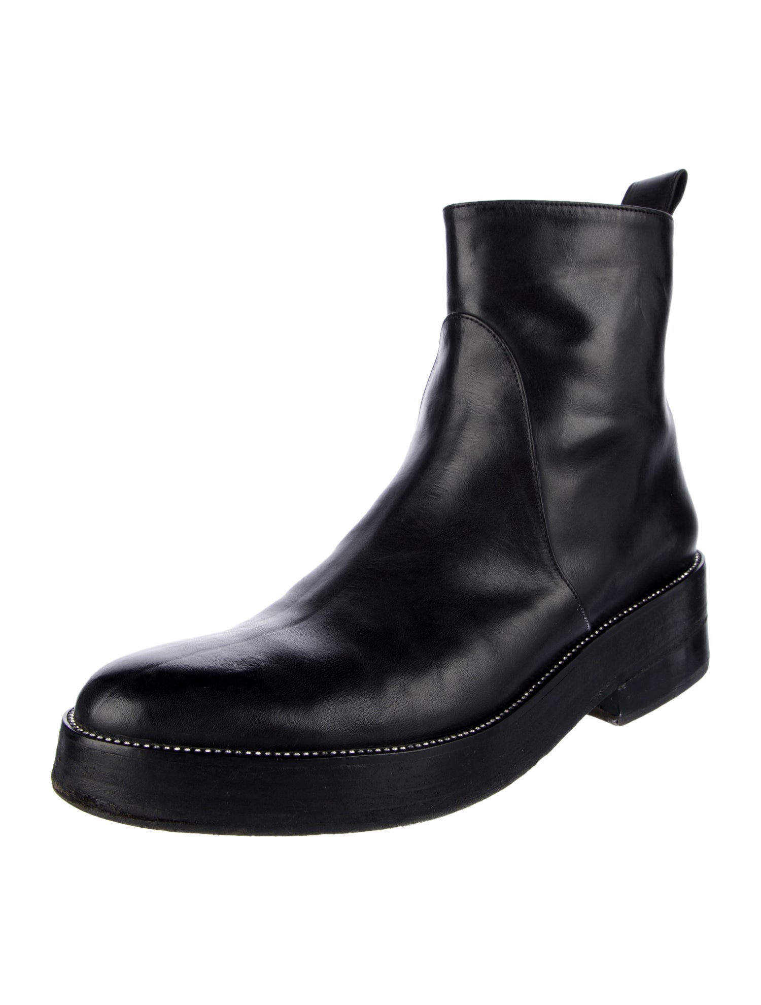 Sonia Rykiel Leather Moto Boots