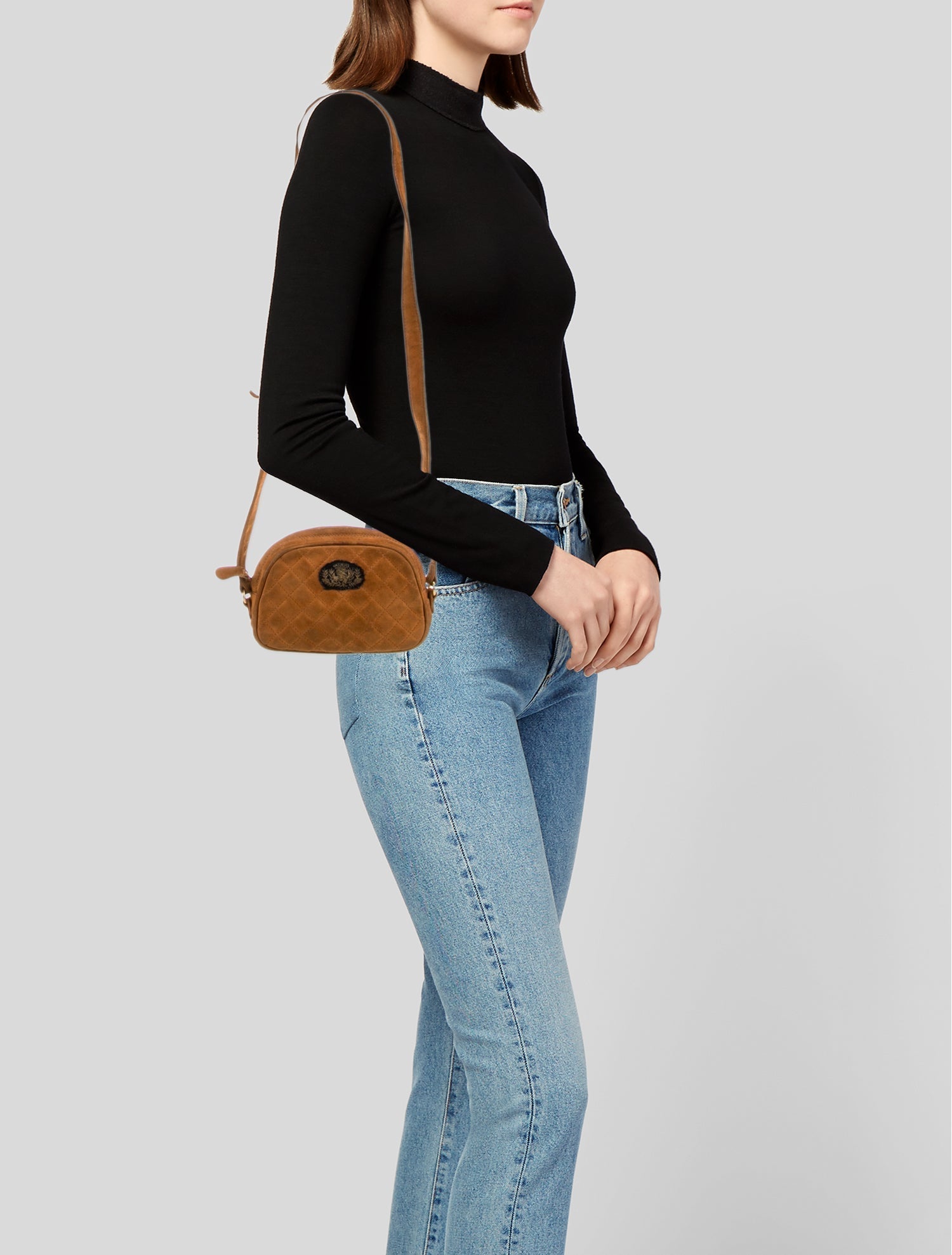 Sonia Rykiel Suede Crossbody Bag