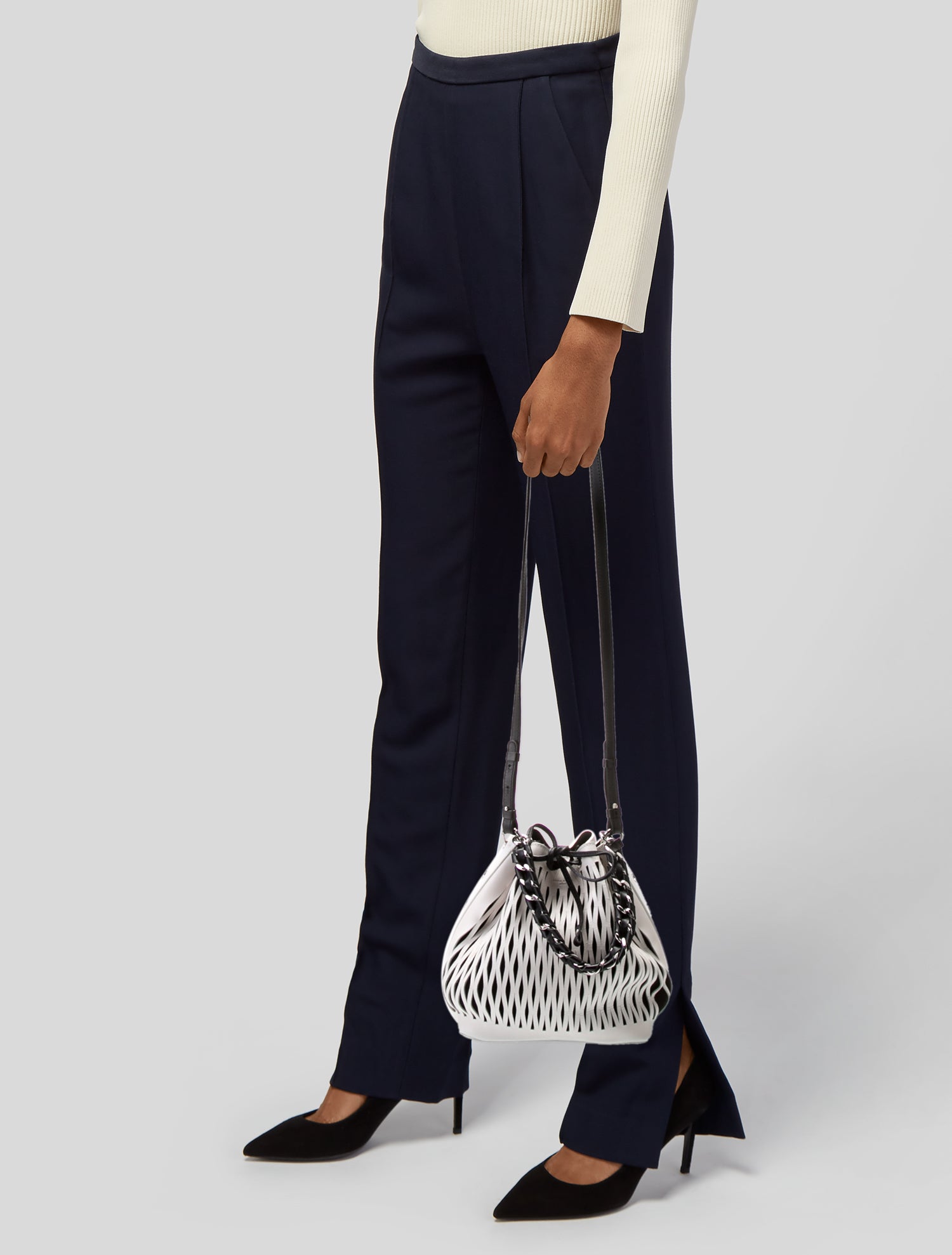 Christian Louboutin Spike Loubilab - Blue Crossbody Bags