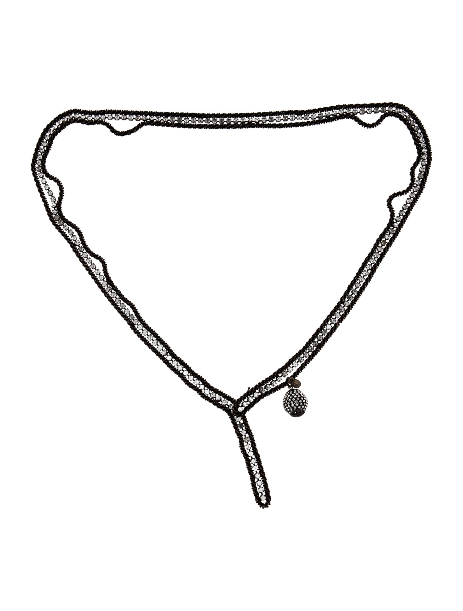 Sonia Rykiel Metal Chain-Link Accents Waist Belt
