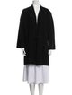 Sonia Rykiel Virgin Wool Embroidered Accent Robe