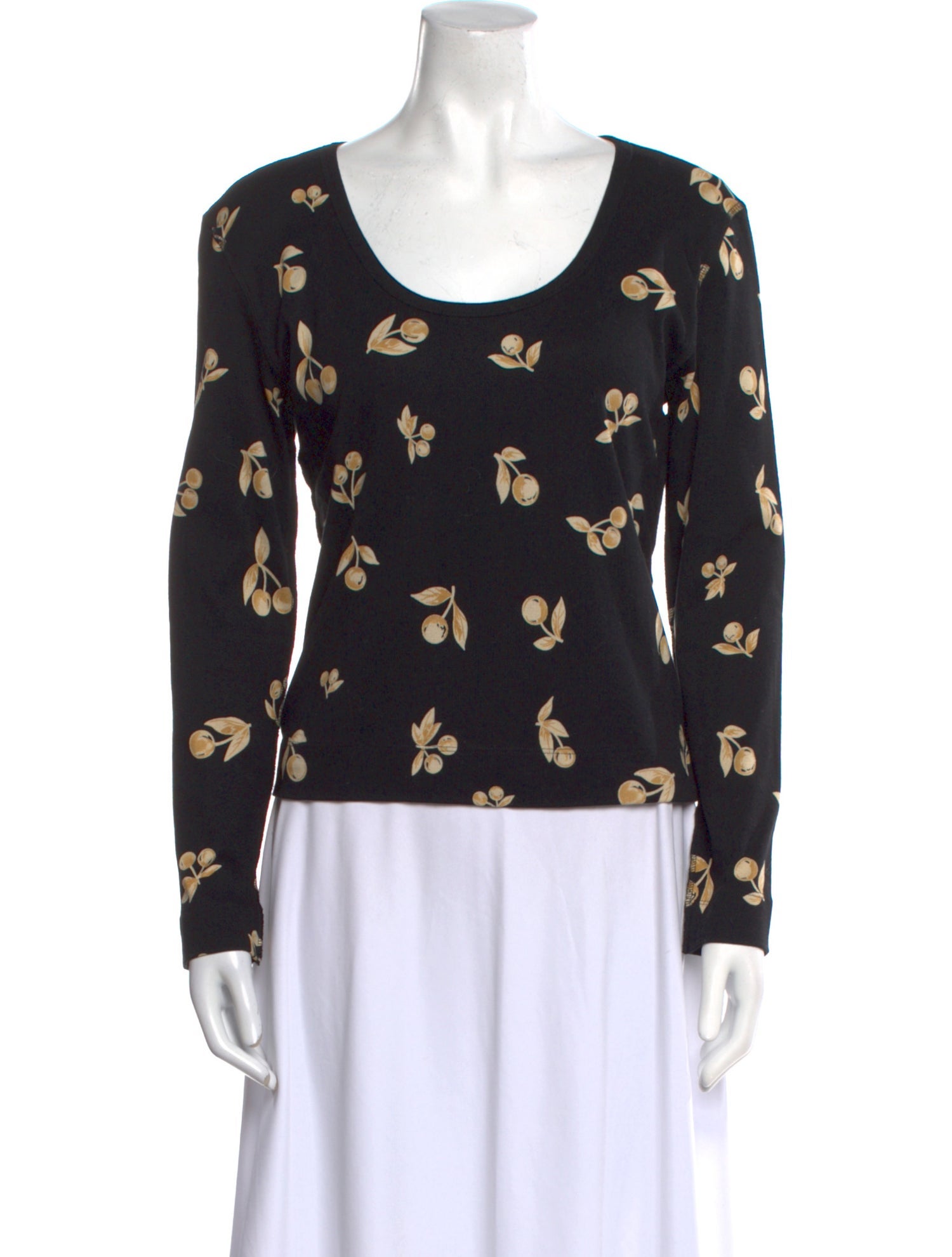Sonia Rykiel Printed Scoop Neck Top