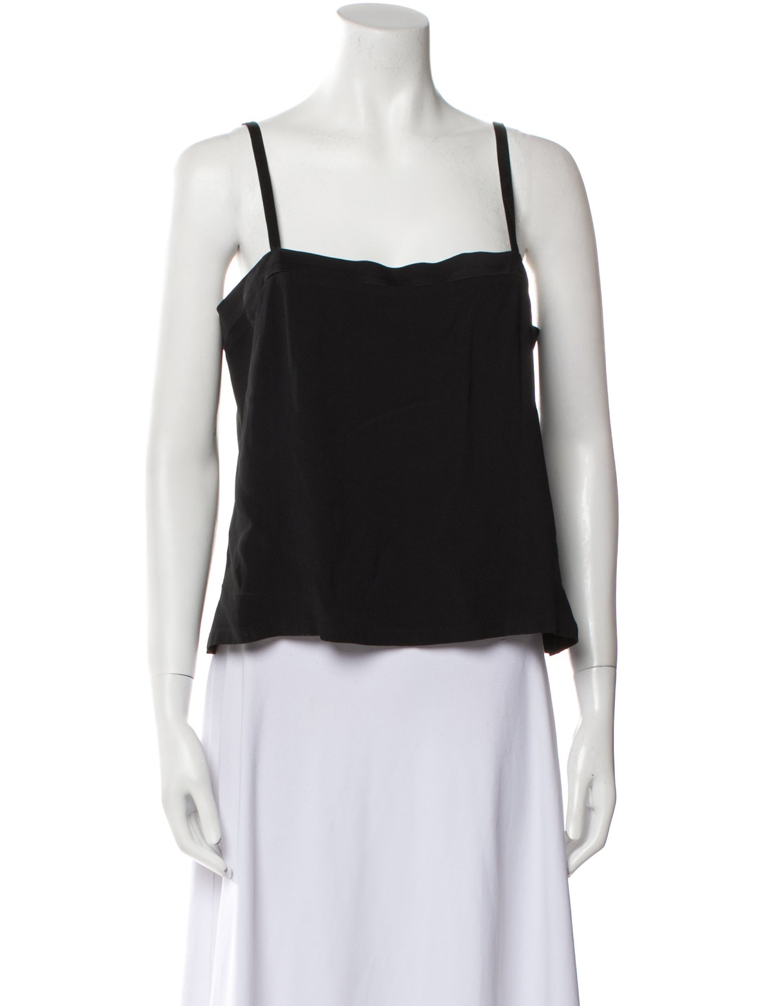 Sonia Rykiel Square Neckline Sleeveless Crop Top