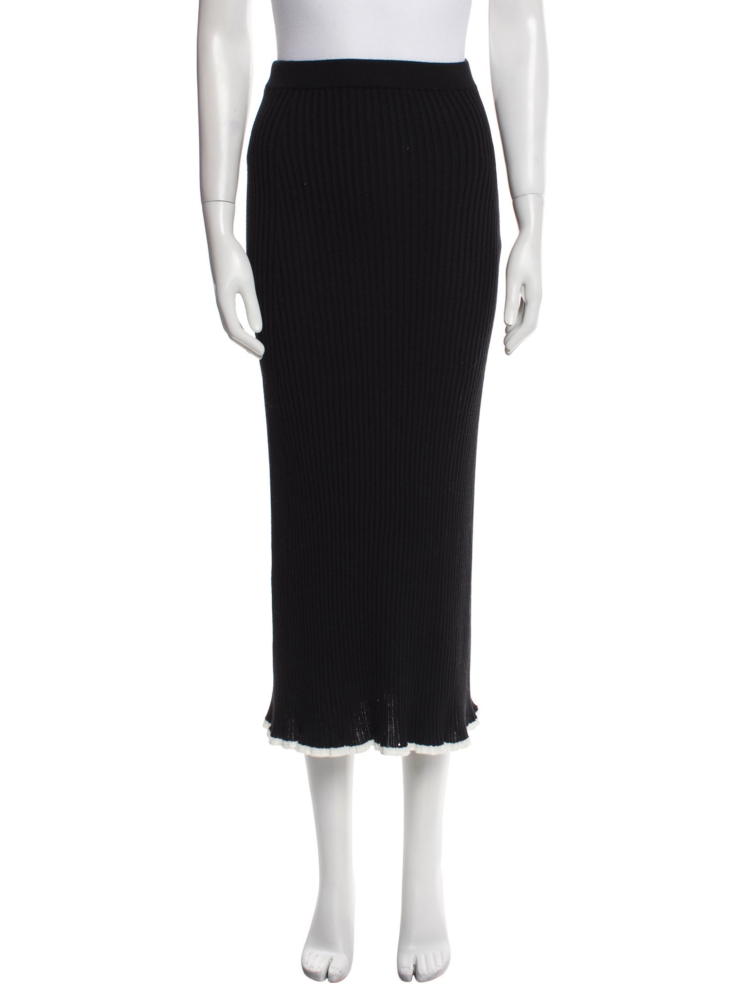 Sonia Rykiel Wool Midi Length Skirt