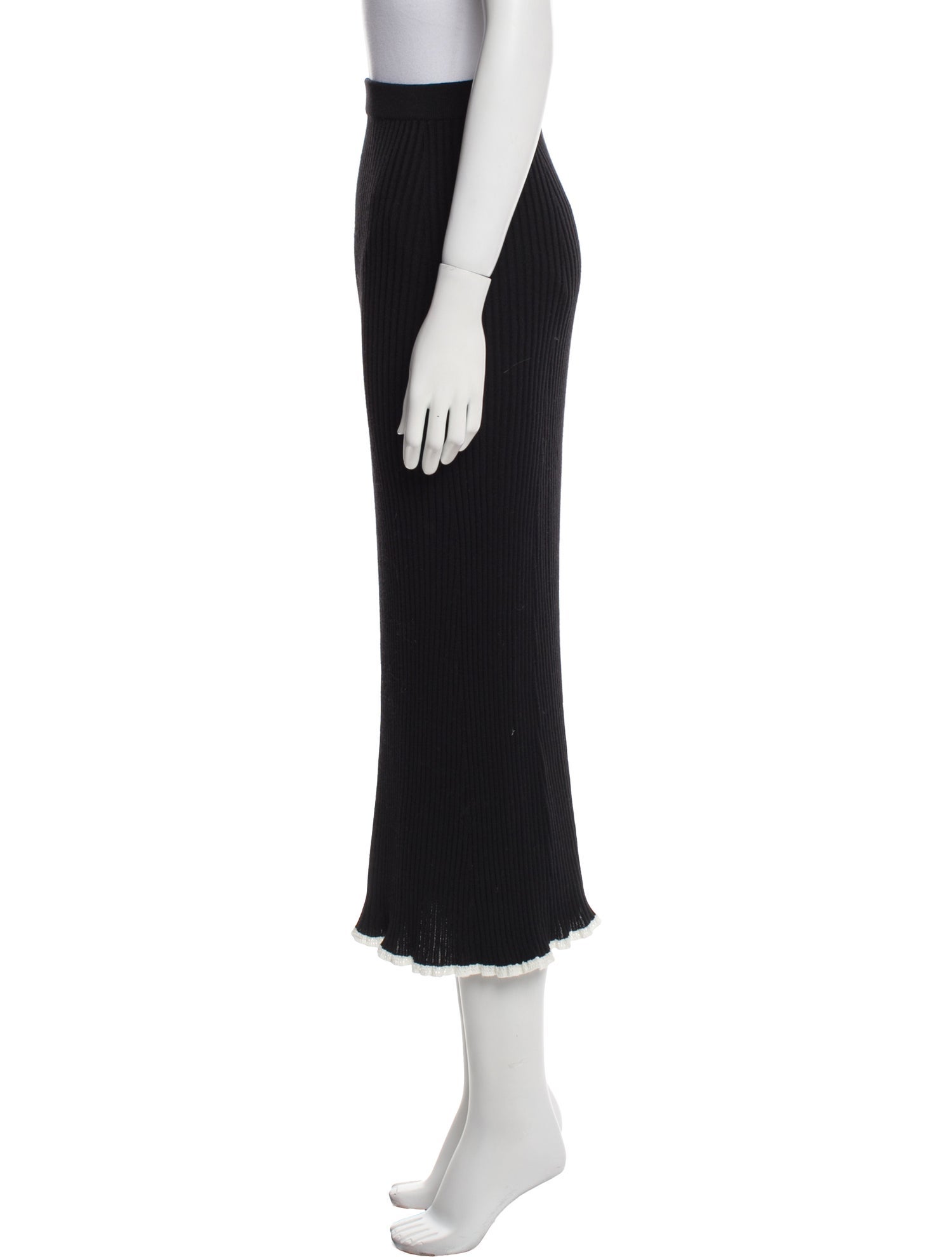Sonia Rykiel Wool Midi Length Skirt