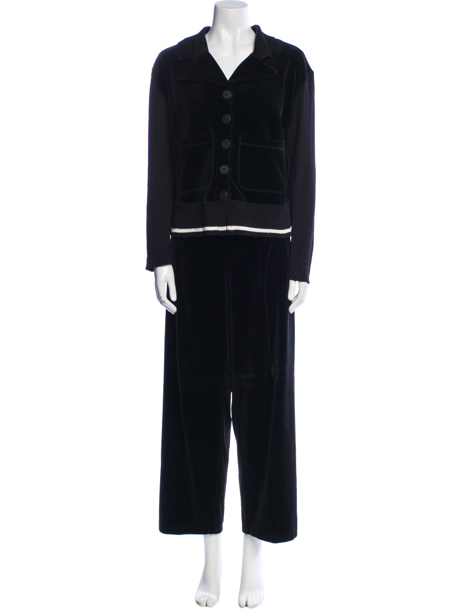 Sonia Rykiel Embroidered Accent Pant Set