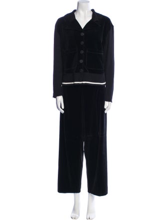 Sonia Rykiel Embroidered Accent Pant Set