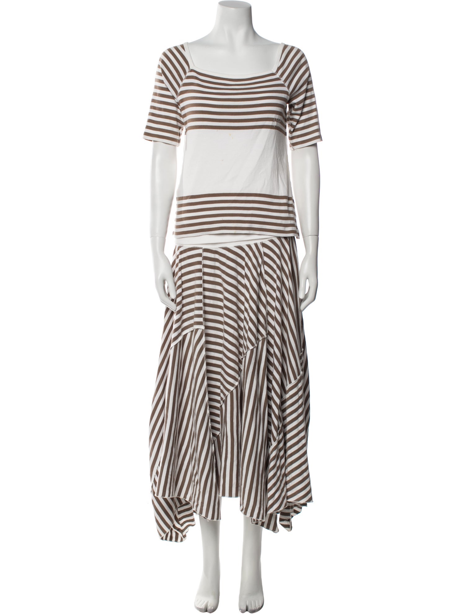 Sonia Rykiel Striped Skirt Set