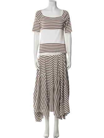 Sonia Rykiel Striped Skirt Set