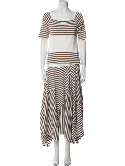Sonia Rykiel Striped Skirt Set
