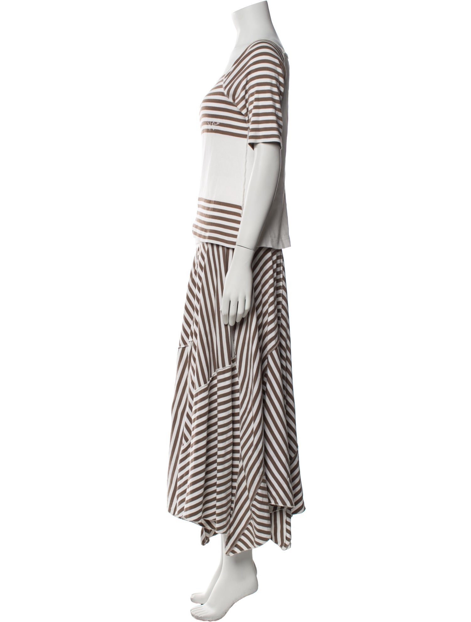 Sonia Rykiel Striped Skirt Set