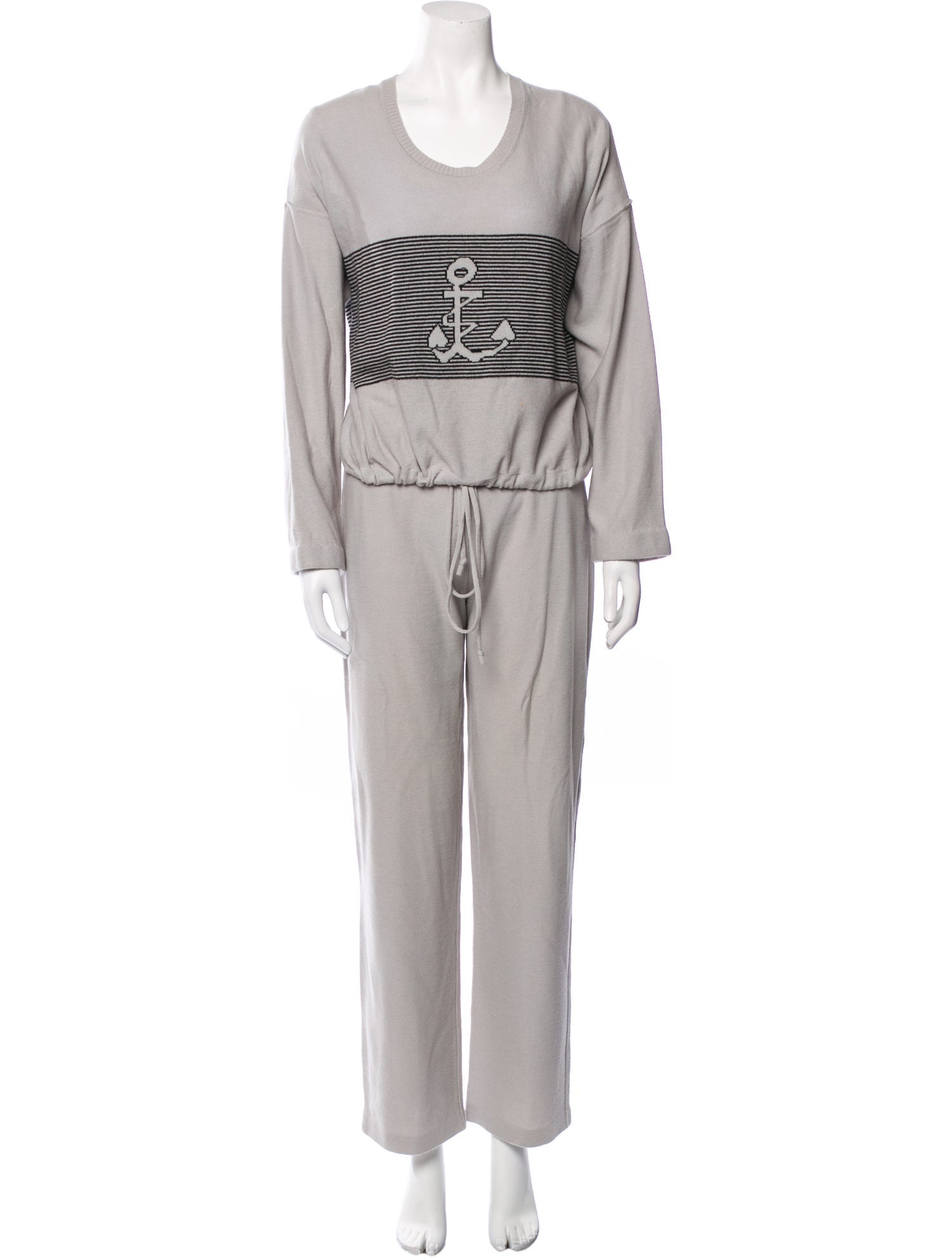 Sonia Rykiel Virgin Wool Graphic Print Set