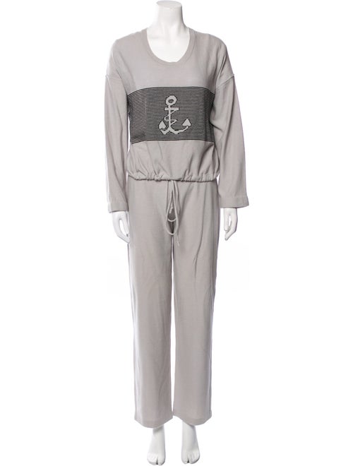 Sonia Rykiel Virgin Wool Graphic Print Set