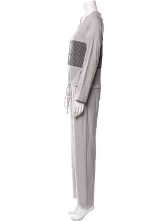 Sonia Rykiel Virgin Wool Graphic Print Set