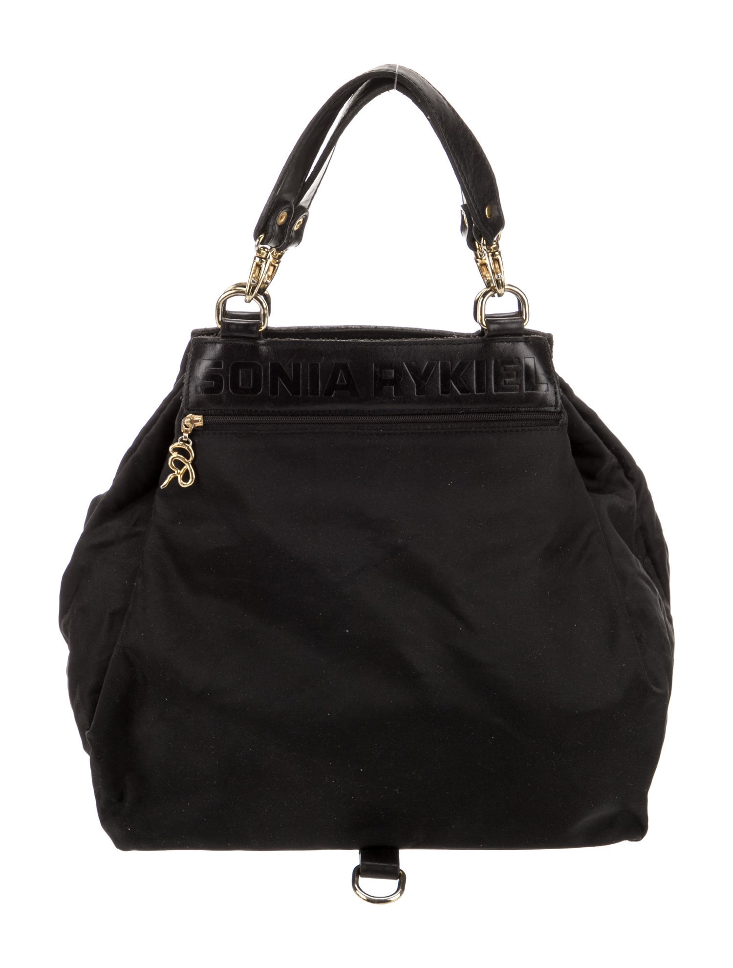 Sonia Rykiel Nylon Top Handle Bag