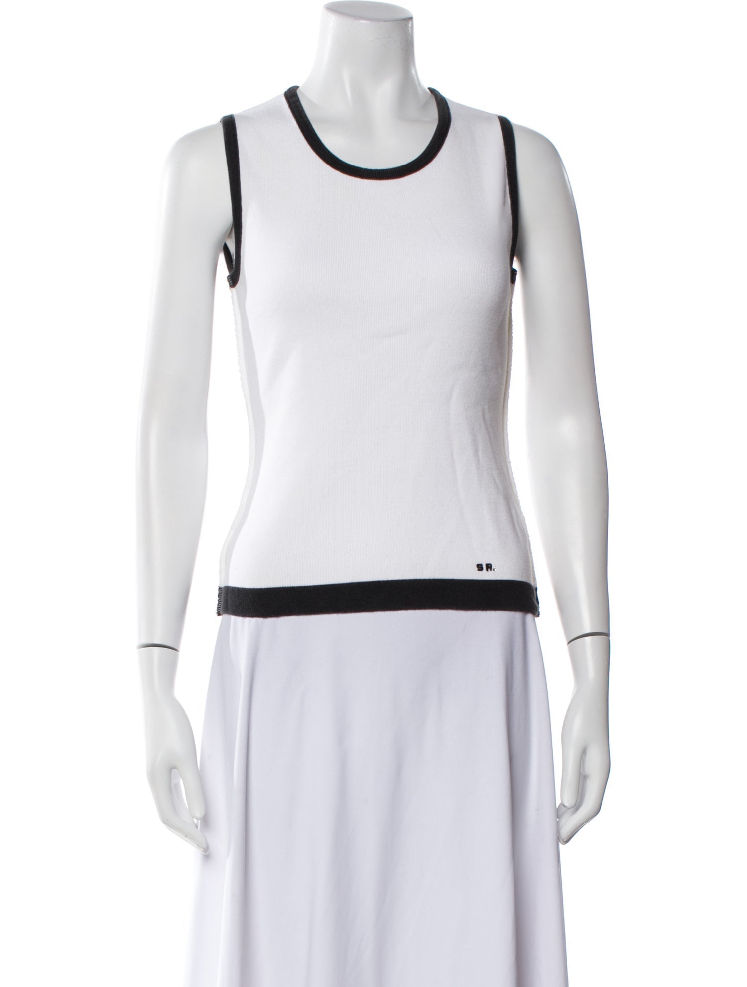 Sonia Rykiel Crew Neck Sleeveless Top