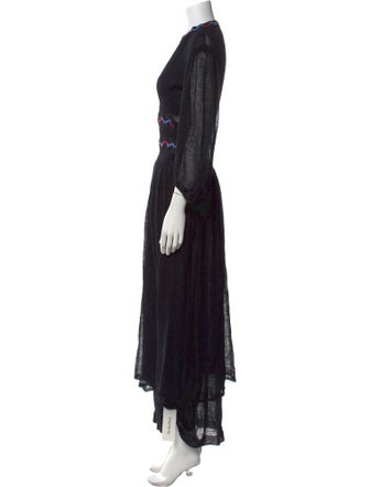 Sonia Rykiel Alpaca Long Dress