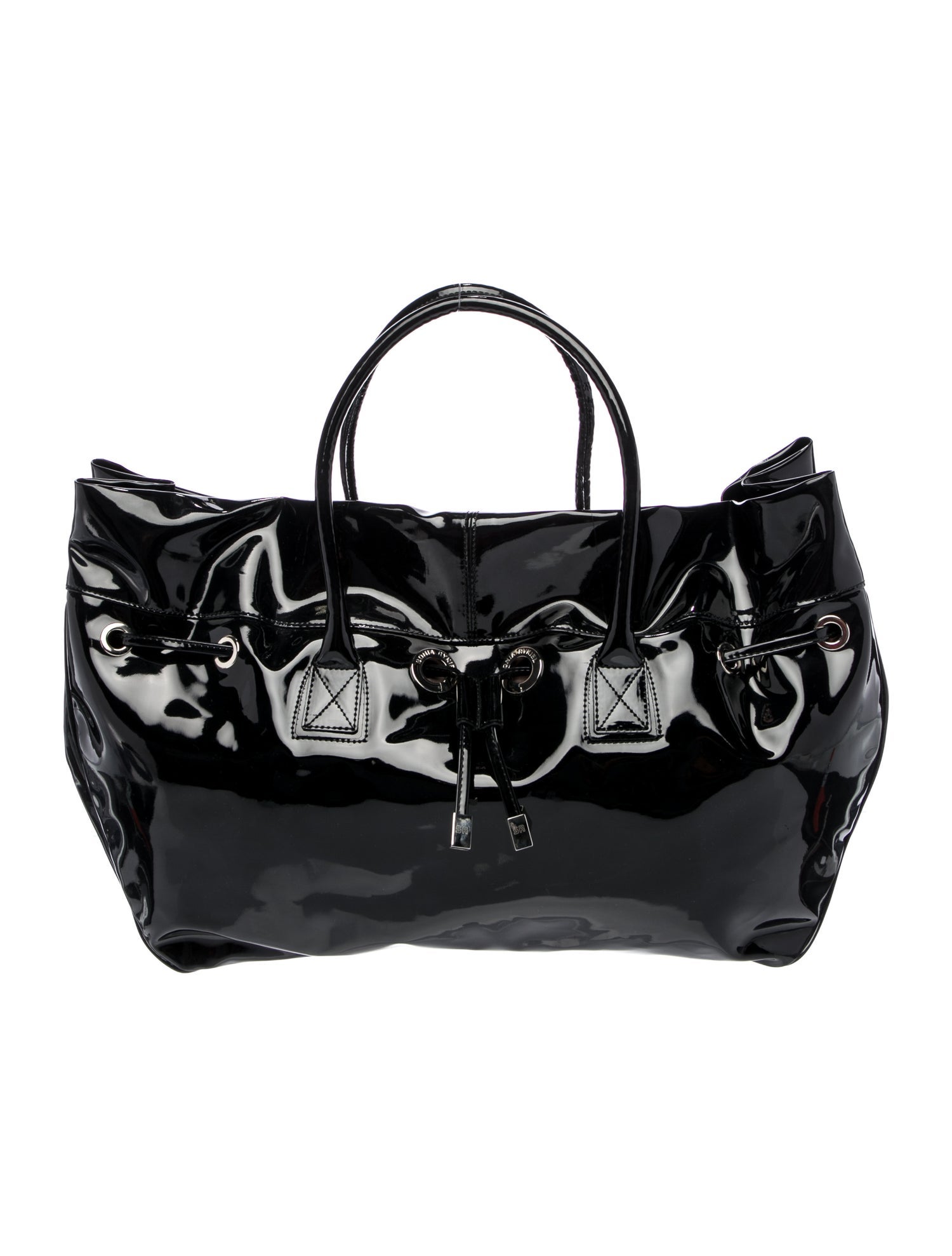 Sonia Rykiel Patent Leather Weekender Bag