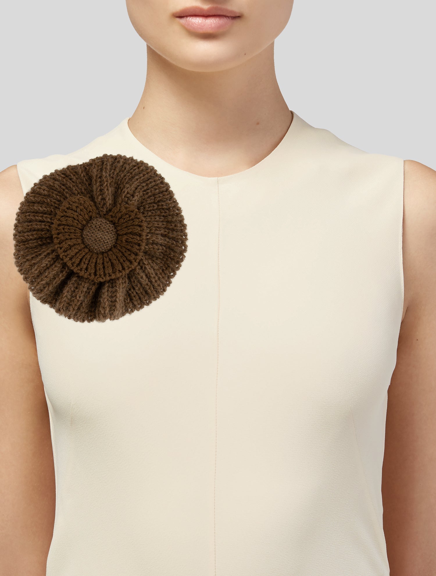 Sonia Rykiel Wool Knit Brooch