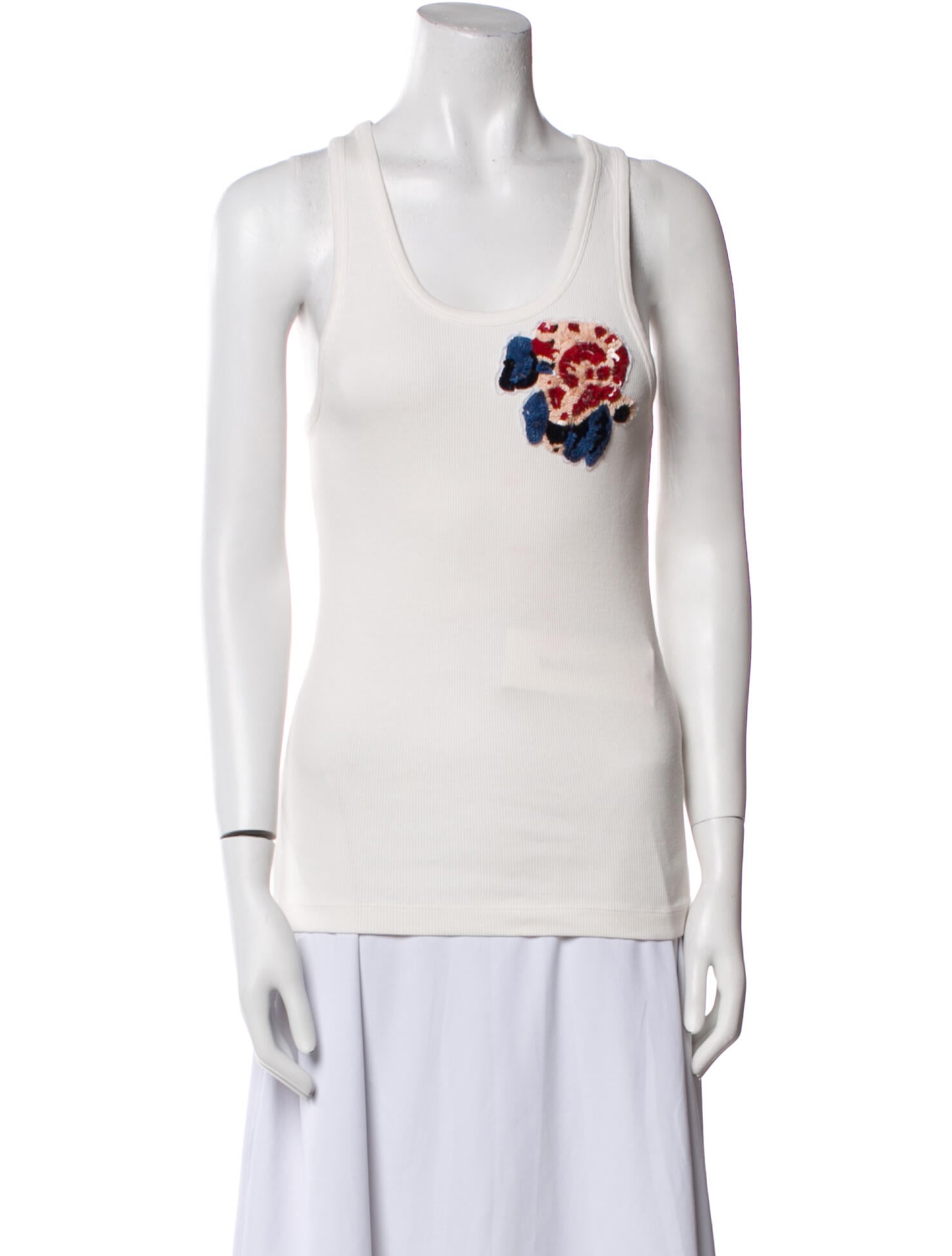 Sonia Rykiel Scoop Neck Sleeveless Top