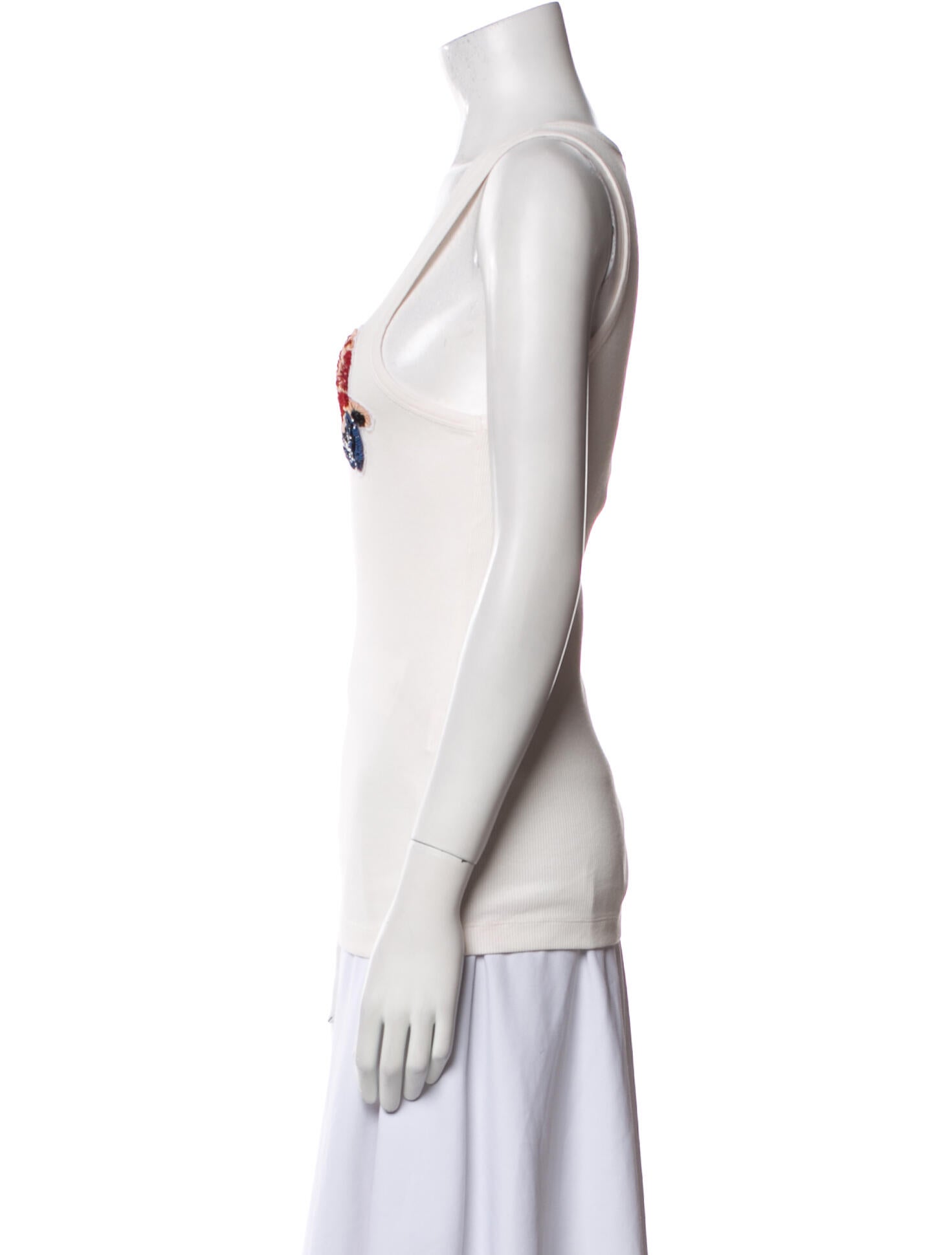 Sonia Rykiel Scoop Neck Sleeveless Top