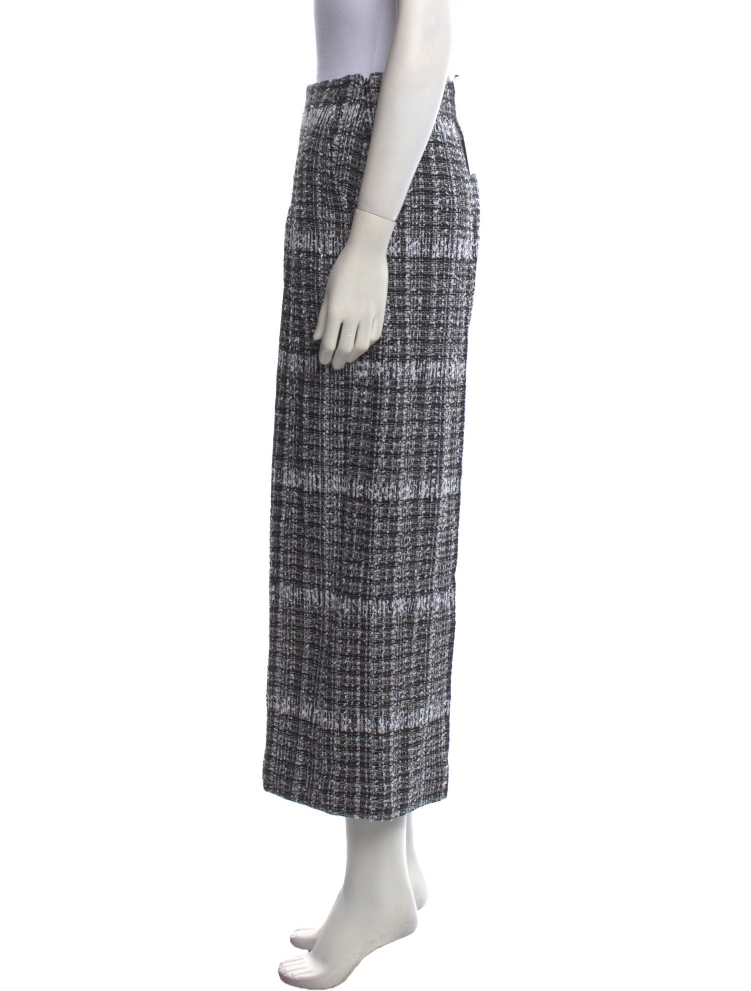 Sonia Rykiel Plaid Print Wide Leg Pants