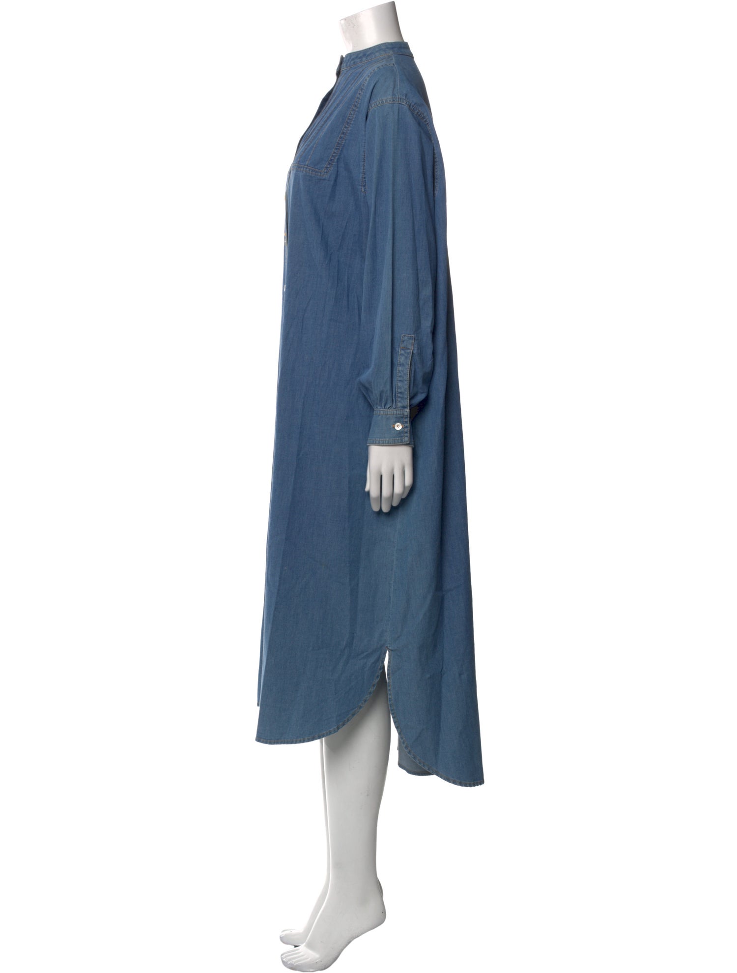 Sonia Rykiel Mock Neck Midi Length Dress