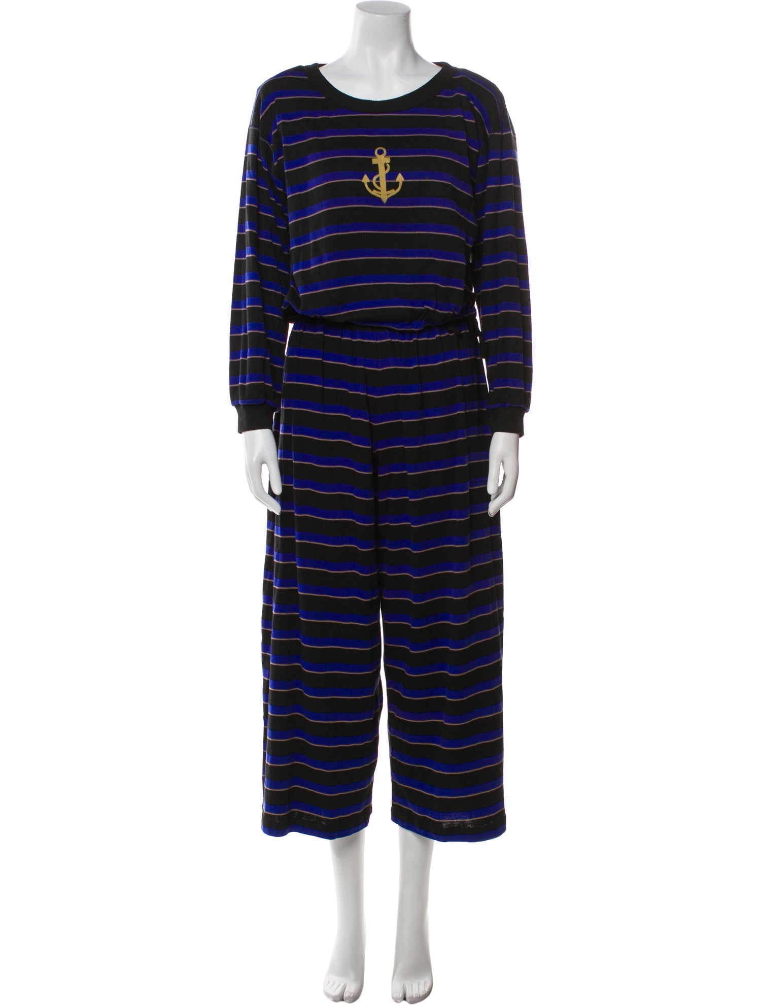 Sonia Rykiel Striped Bow Accents Pant Set